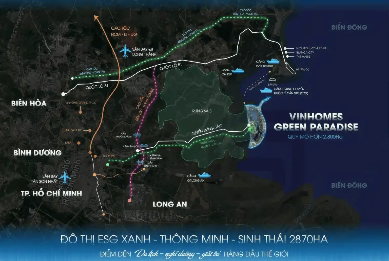 VỊ TRÍ VINHOMES GREEN PARADISE